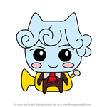 How to Draw Orchestrotchi from Tamagotchi