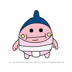 How to Draw Osumotchi from Tamagotchi