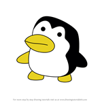 How to Draw Penguintchi from Tamagotchi