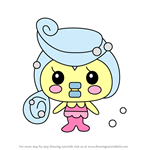 How to Draw Pichipitchi from Tamagotchi