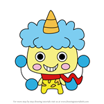 How to Draw Pikagorotchi from Tamagotchi