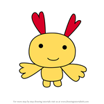 How to Draw Pipotchi from Tamagotchi