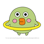How to Draw Planetchi from Tamagotchi