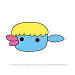 How to Draw Popcorntchi from Tamagotchi
