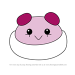 How to Draw Puchimochitchi from Tamagotchi