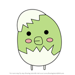 How to Draw Puchioyatchi from Tamagotchi