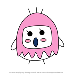 How to Draw Puchiputchi from Tamagotchi