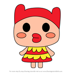 How to Draw Pukkutchi from Tamagotchi