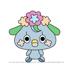 How to Draw Purantatchi from Tamagotchi