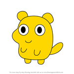 How to Draw Pyonchitchi from Tamagotchi