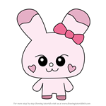 How to Draw Pyonpyontchi from Tamagotchi