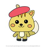 How to Draw Richutchi from Tamagotchi