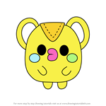 How to Draw Sacktchi from Tamagotchi