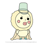 How to Draw Shimoya ? Ken from Tamagotchi