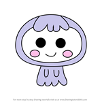 How to Draw Soyofuwatchi from Tamagotchi