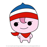 How to Draw Sukatchi from Tamagotchi