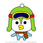 How to Draw Sunopotchi from Tamagotchi