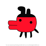 How to Draw Takotchi from Tamagotchi