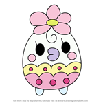 How to Draw Tamahanatchi from Tamagotchi