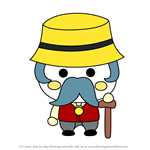 How to Draw Tamanori from Tamagotchi