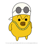 How to Draw Tanchitchi from Tamagotchi