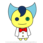 How to Draw Tensaitchi Jr. from Tamagotchi