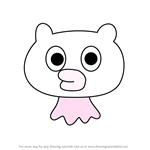 How to Draw Tororotchi from Tamagotchi