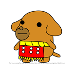 How to Draw Tosapochitchi from Tamagotchi