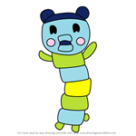How to Draw Towertchi from Tamagotchi