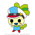 How to Draw Traveltchi from Tamagotchi