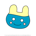 How to Draw Ura Mameotchi from Tamagotchi
