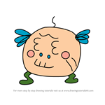 How to Draw Ura Ojitchi from Tamagotchi