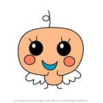 How to Draw Ura Young Memetchi from Tamagotchi
