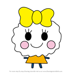 How to Draw Watatchi from Tamagotchi