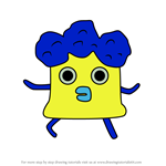 How to Draw Yaytchi from Tamagotchi