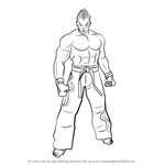 How to Draw Kazuya Mishima from Tekken