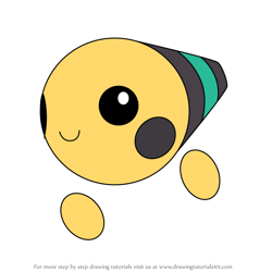 How to Draw 0b1 from Temtem
