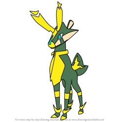 How to Draw Amphatyr from Temtem