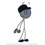 How to Draw Billy Barnes from The Henry Stickmin