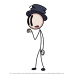 How to Draw Thomas Chipz from The Henry Stickmin