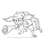 How to Draw Bokoblin from The Legend of Zelda - Breath of the Wild