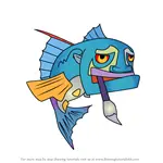 How to Draw Fishmen from The Legend of Zelda The Wind Waker
