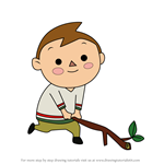 How to Draw Joel from The Legend of Zelda The Wind Waker