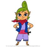 How to Draw Tetra from The Legend of Zelda The Wind Waker