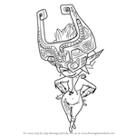 How to Draw Midna from The Legend of Zelda