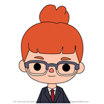 How to Draw Lidia Banks from Toca Life World