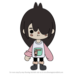 How to Draw Nari from Toca Life World