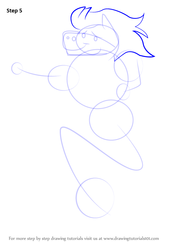 How to Draw Aaron from Undertale (Undertale) Step by Step