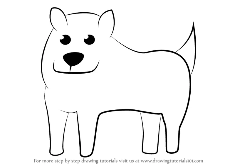 Learn How To Draw Annoying Dog From Undertale Undertale Step By