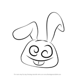 How to Draw Crazy Bun from Undertale